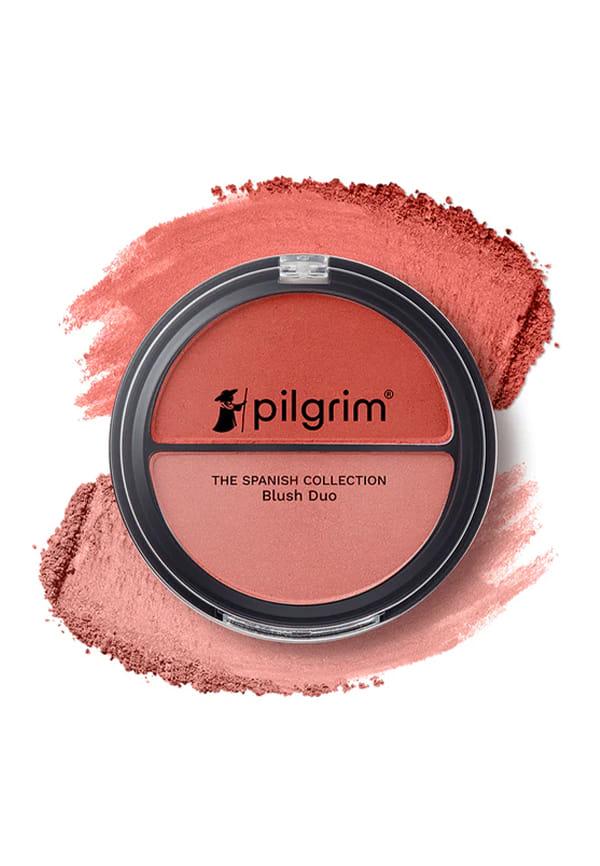 2-IN-1 Blush Duo Flamenco Pink-01, Richly Pigmented,Ultra Matte, Blendable, Suits all skin tones