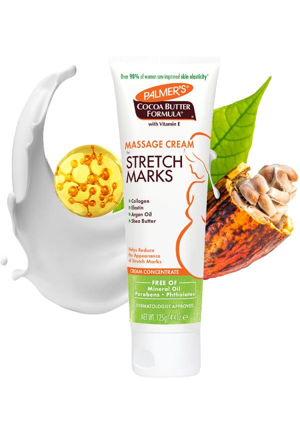 Cocoa Butter with vitamin E Massage Cream for Stretch Marks 125g