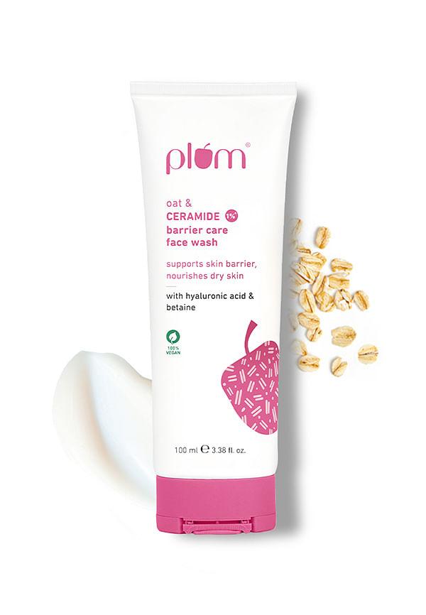 Plum 1% Ceramide & Oat Barrier Care Face Wash
