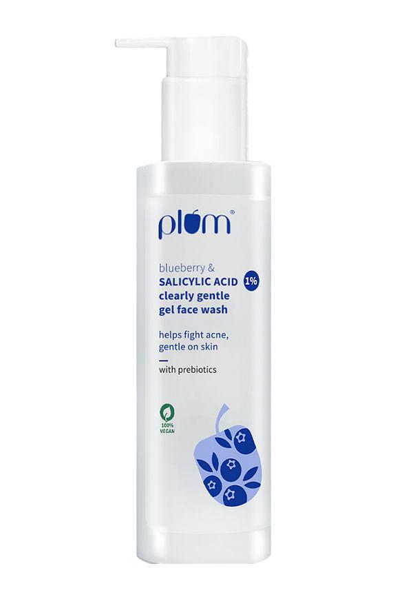 Plum 1% Salicylic Acid & Blueberry Clearly Gentle Gel Face Wash