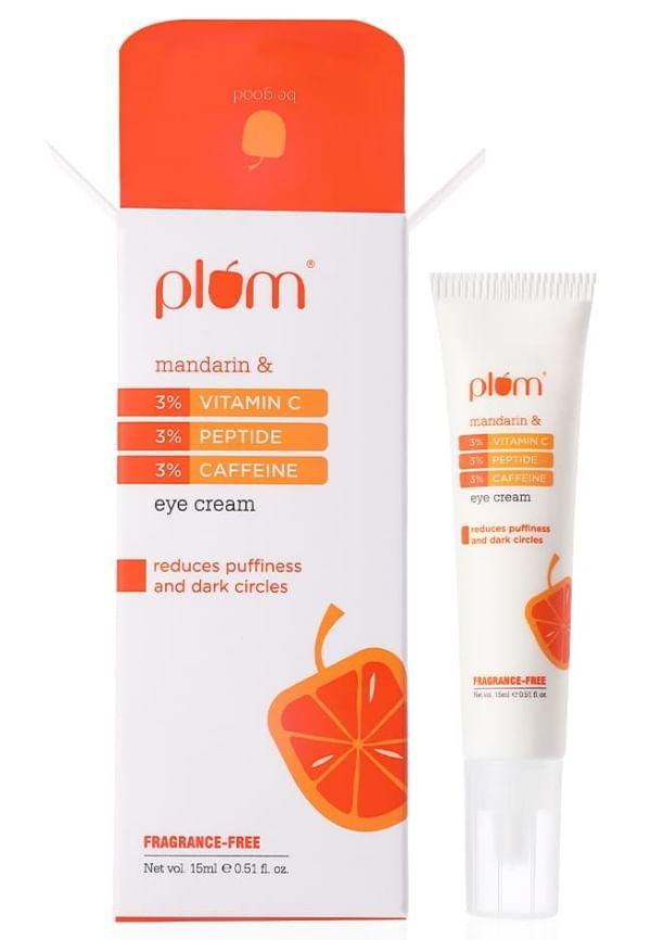 3% Vitamin C, 3% Peptide & 3% Caffeine Eye Cream with Mandarin