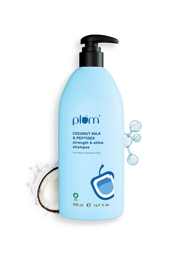 Coconut Shampoo for Dull Hair with Coconut Milk and Peptides for Soft & Silky Hair