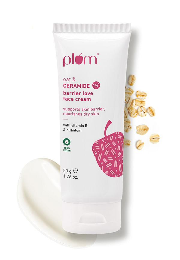 Oat & 1% Ceramide Barrier Love Face Cream | Repairs, Strenghtens Skin Barrier