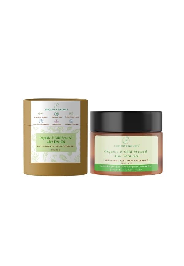 Organic & Cold-Pressed Pure Aloe Vera Gel