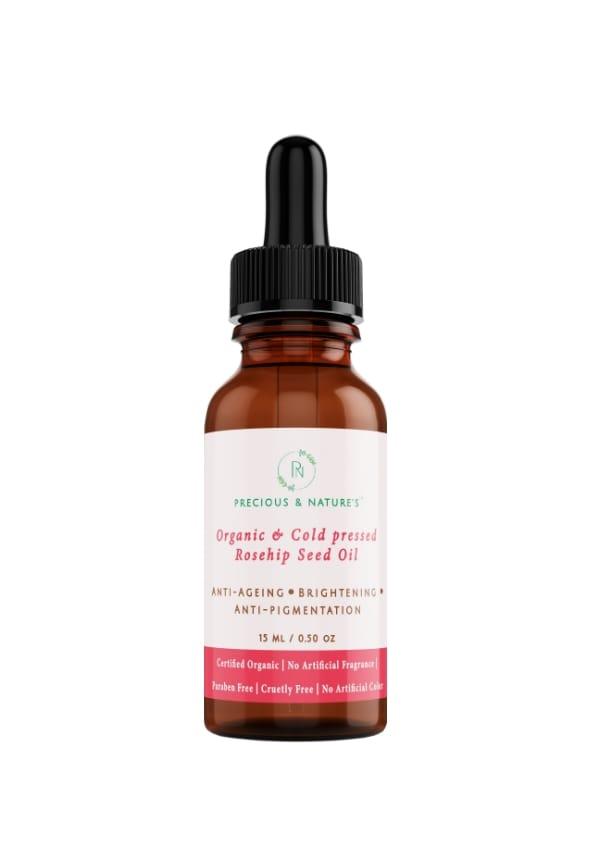 Certified Organic & Cold-pressed Rosehip Oil