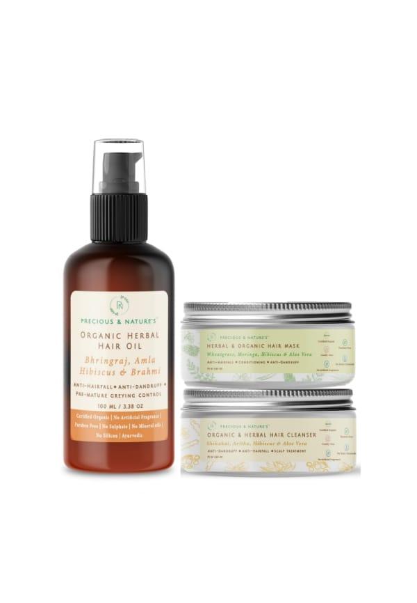 Certified Organic Anti Hair Fall & Conditioning Kit