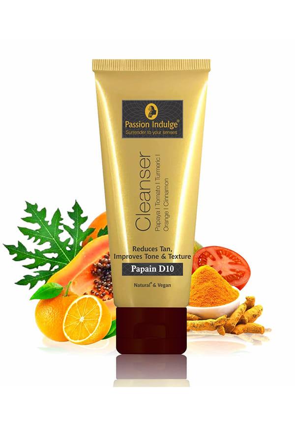 Papain D10 Cleanser Natural Face Wash