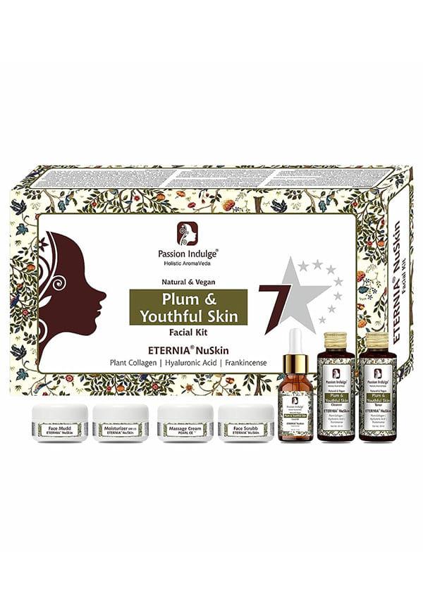 Eternia Nuskin 7 Star Pro Facial Kit For Plum & Youthful Skin | 7 steps