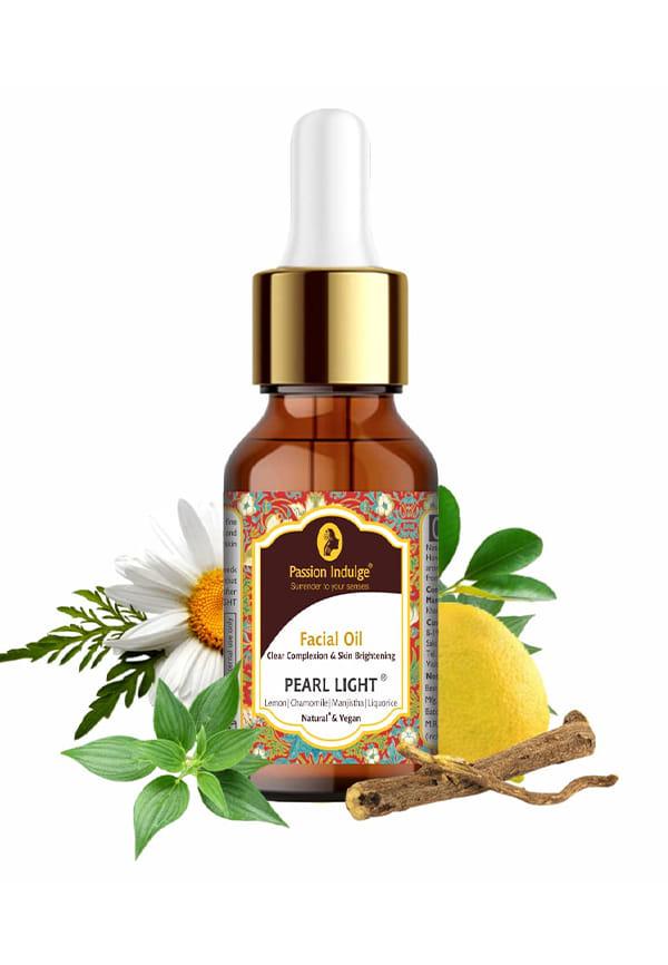 Pearl Light Facial Oil For Skin Lightening, Brightening & Spot Reduction