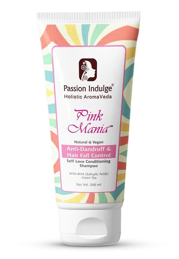 Pink Mania AHA BHA Anti-Dandruff & Hair Fall Control Shampoo