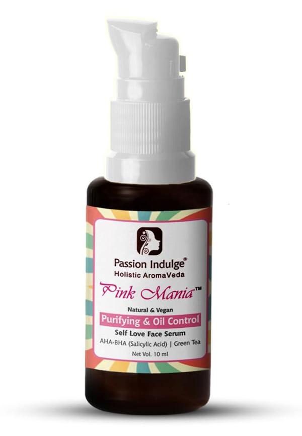 Pink Mania AHA BHA Purifying & Oil Control Face Oil With Turmeric & Green Tea
