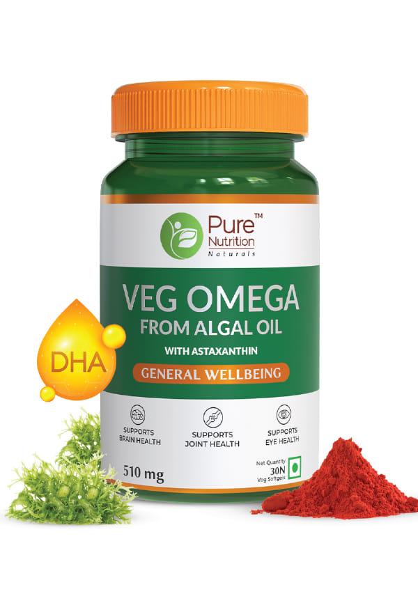 Veg Omega 3 For Brain and Heart Health