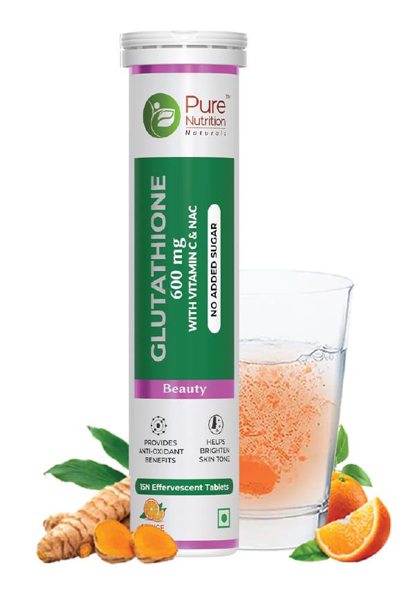 Glutathione - l Glutathione tablets For Healthy Glowing Skin l - 600 mg