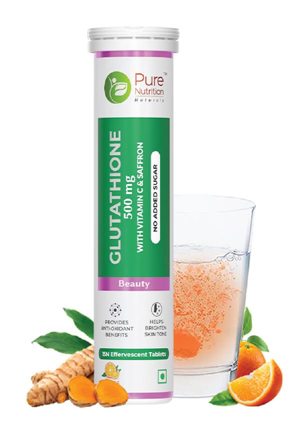 Glutathione 500 mg tablets For Healthy Glowing Skin