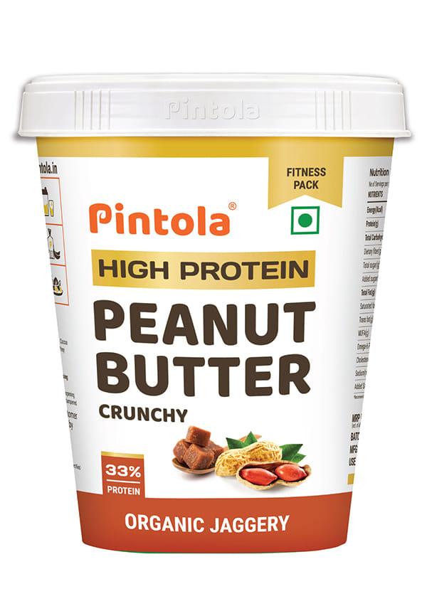 HIGH Protein ORGANIC JAGGERY Peanut Butter Crunchy