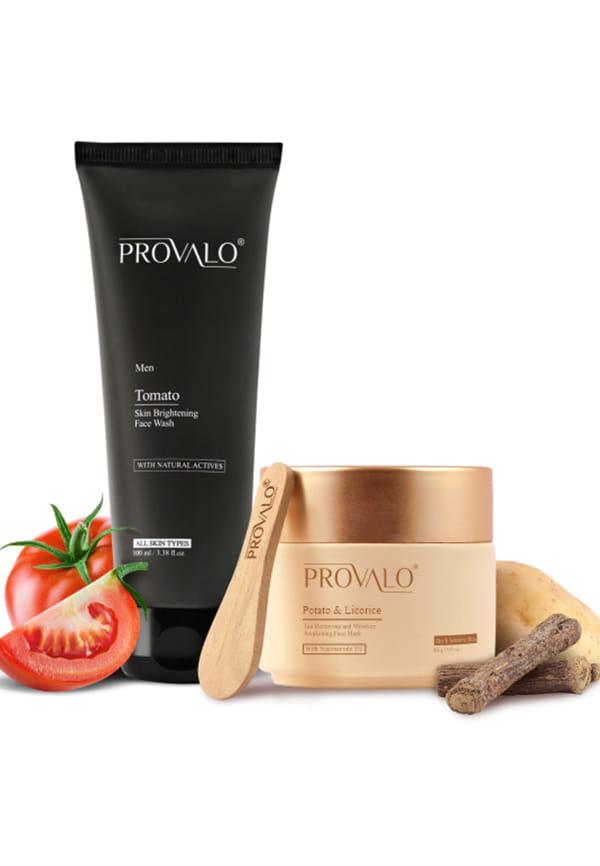 Gentle Cleansing and Skin Illumination Kit Combo For Normal to Oily Skin (Men)