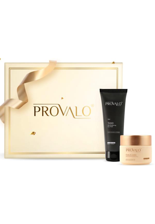 Provalo Radiance Skincare Routine Gift Set - (Normal to Oily Skin) for Men