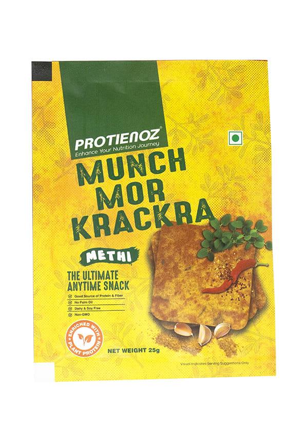 Munch Mor High Protein Methi Krackra
