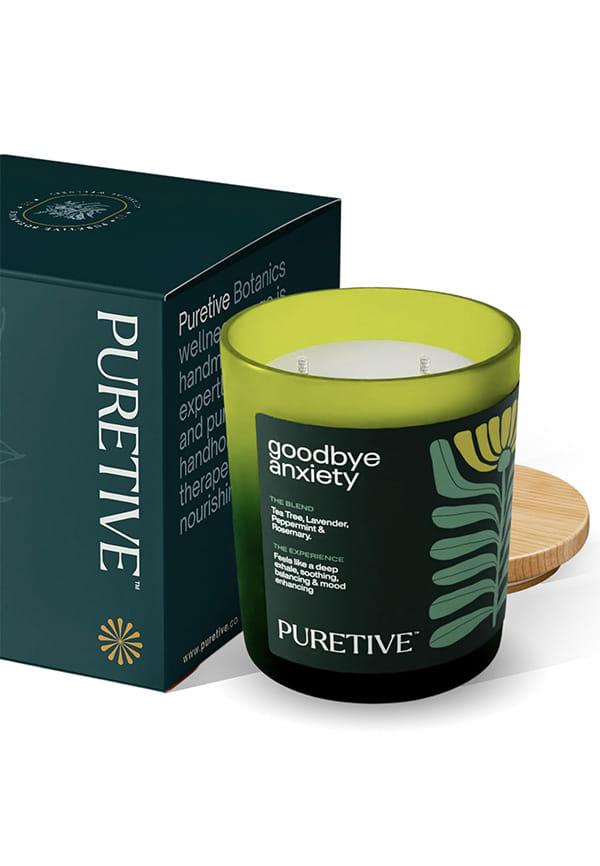 Goodbye Anxiety Scented Candles - Rosemary Lavender Blend