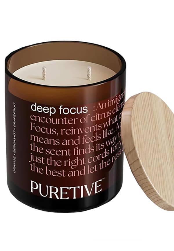 DeepFocus Scented Aromatherapy Candle
