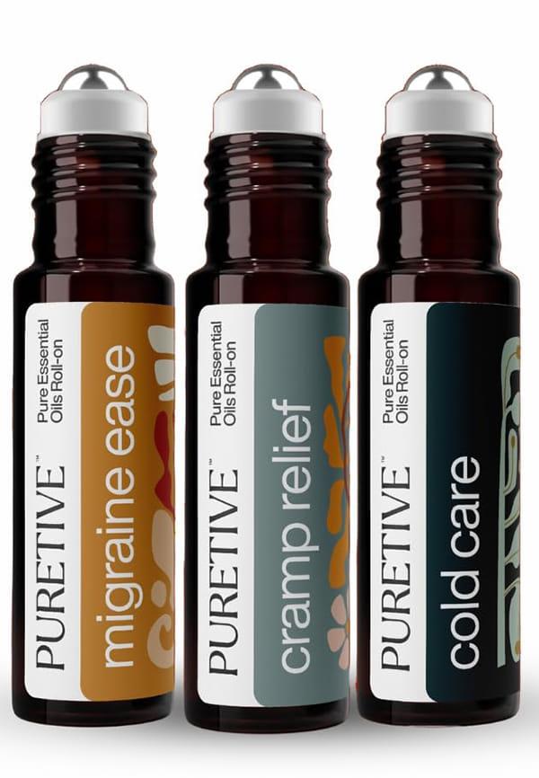 Pain Relief on-the-go essential| Migraine Roll On| Cramp Relief Roll On