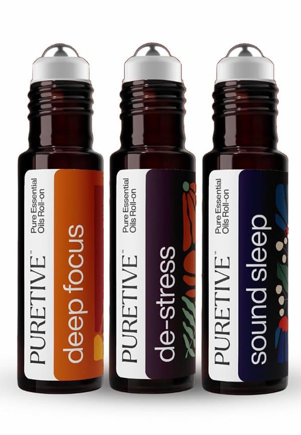 Daily Calm on-the-go essential | Deep Focus Roll On| Sound Sleep Roll On