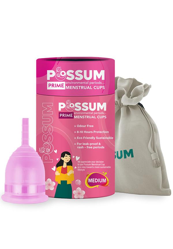 Reusable Menstrual Cup with cotton Pouch
