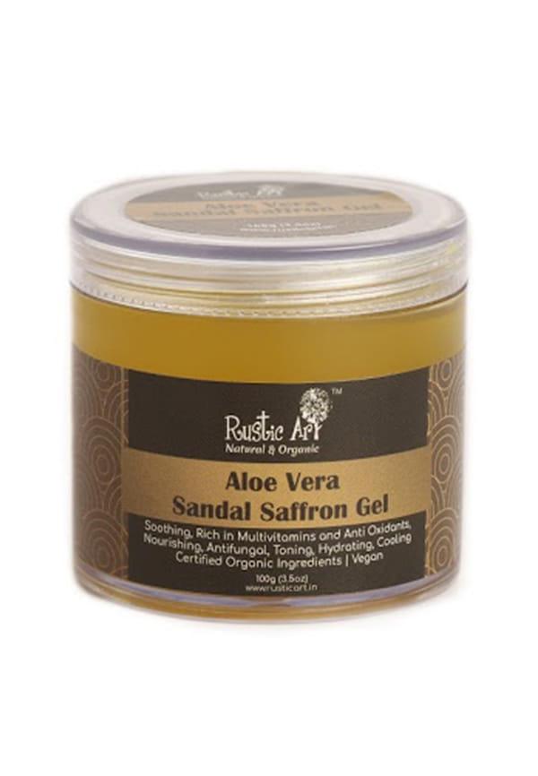 Aloe Vera Sandal Saffron Gel