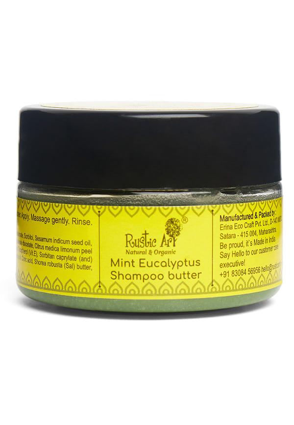 Organic Mint Eucalyptus Shampoo Butter