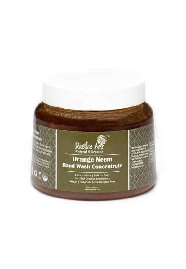 Organic Orange Neem Hand Wash Concentrate