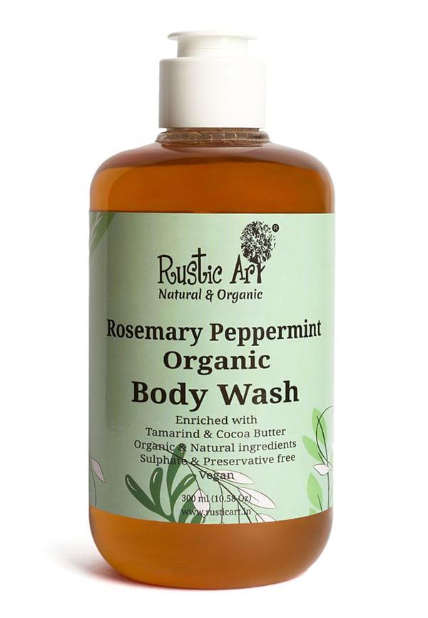 Organic Rosemary Peppermint Body Wash