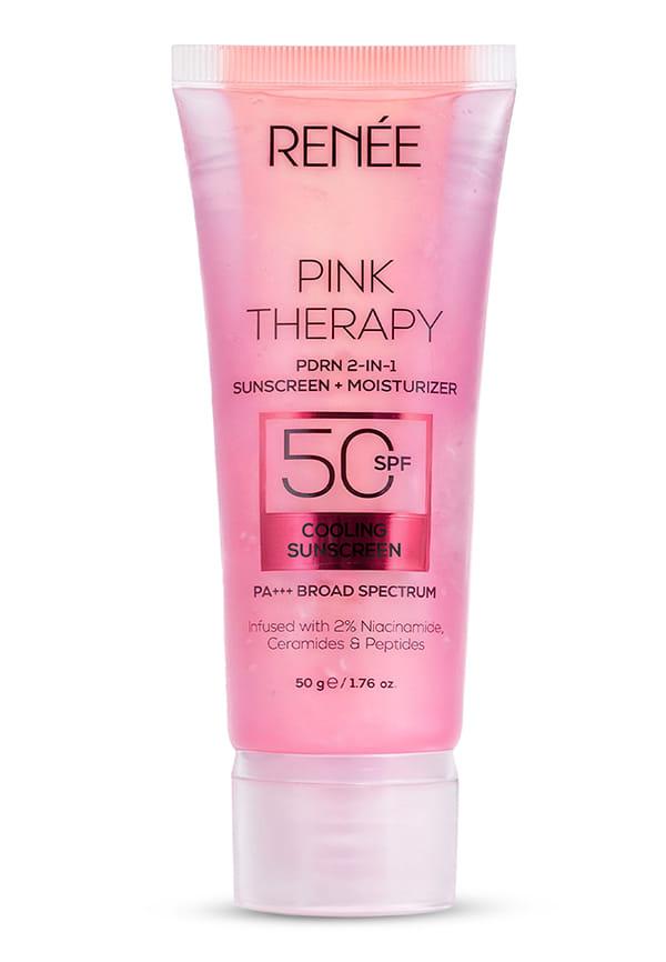 Pink Therapy PDRN 2-In-1 Sunscreen + Moisturiser SPF 50 PA+++