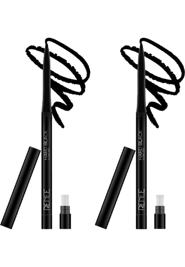 Hard Black Kajal Pen with Sharpener