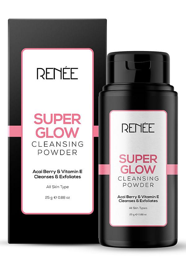Super Glow Cleansing Powder, Cleanses & Exfoliates Skin
