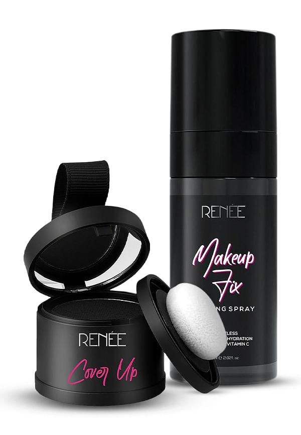 Instant Hair & Face Fix: Cover Up Hair Powder + Makeup Fix Setting Spray