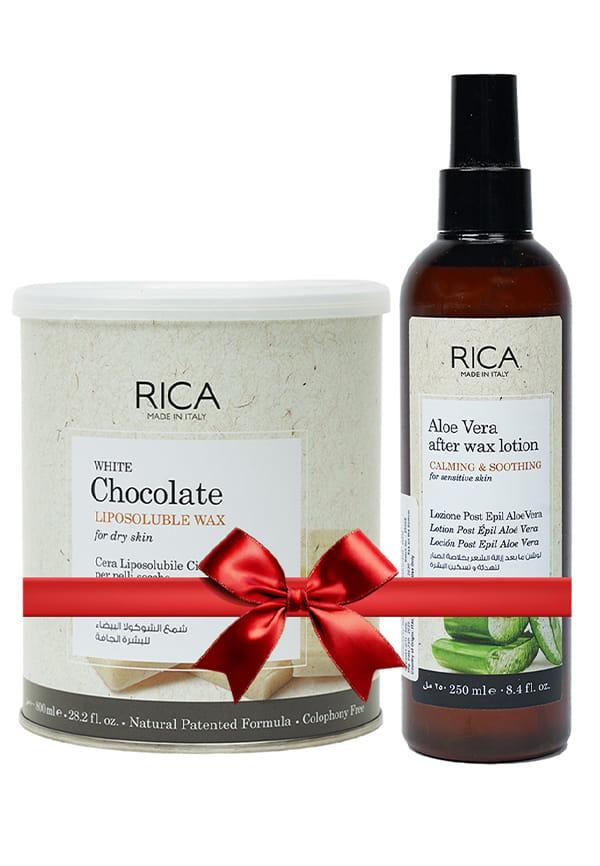 White Chocolate Liposoluble Hair Removal Wax & Aloe vera After Wax Lotion