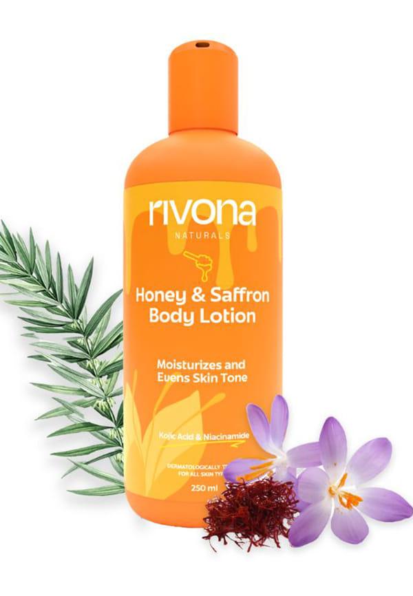Honey & Saffron Body Lotion | 2% Kojic Acid Natural