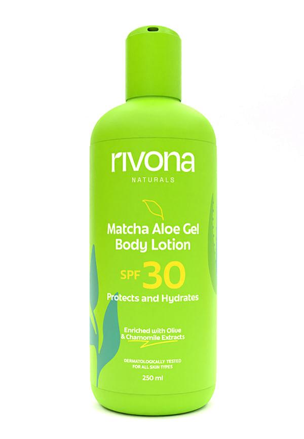 Matcha Aloe Gel Body Lotion SPF 30 | Lightweight