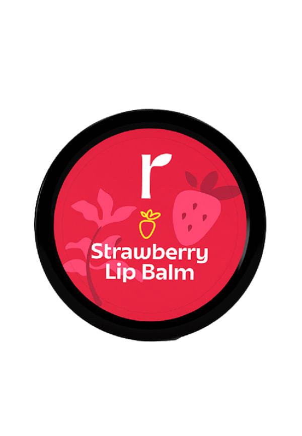 Strawberry Lip Balm with Avocado Butter for soft lips