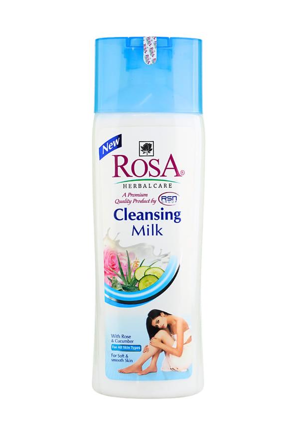 Cleansing Milk with Rose and Cucumber l Natural & Herbal ingredients I For Men and Women