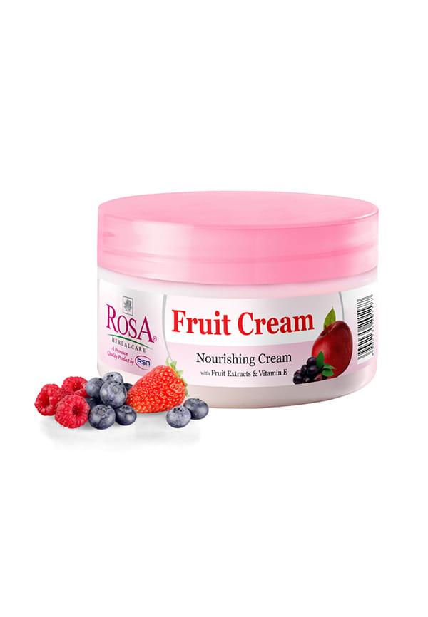 Fruit Cream with Fruit Extracts and Vitamin E I Natural & Herbal ingredients I For soft and smooth skin