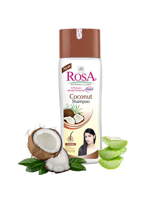 Coconut Shampoo With Coconut and Aloe Vera l Natural & Herbal ingredients