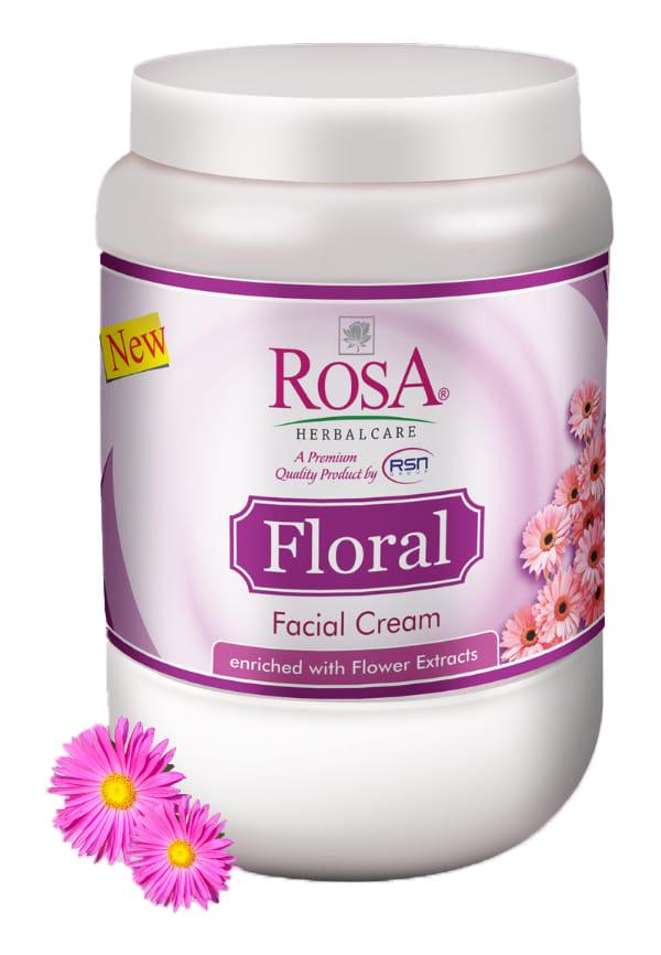 Floral Facial Cream enriched with Vitamin -E I For All skin I Natural & Herbal ingredients