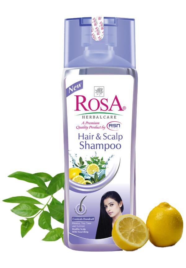 Hair & Scalp Shampoo with Tea Tree Oil and Lemon l Natural & Herbal ingredients