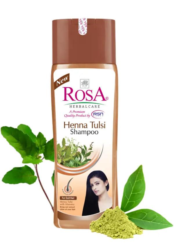 Henna Tulsi shampoo with Henna tulsi & Aloevera for Dry hair| Natural & Herbal ingredients