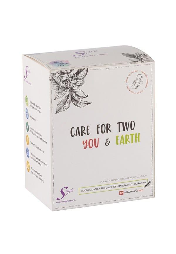 Overnight Bamboo Fibre Biodegradable Sanitary Pads