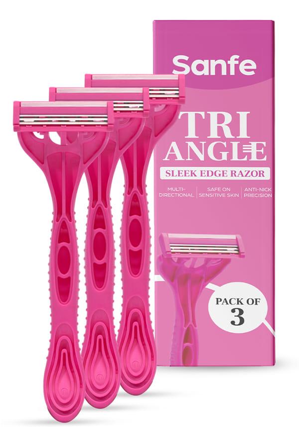 Tri Angle Sleek Edge Razor for Women