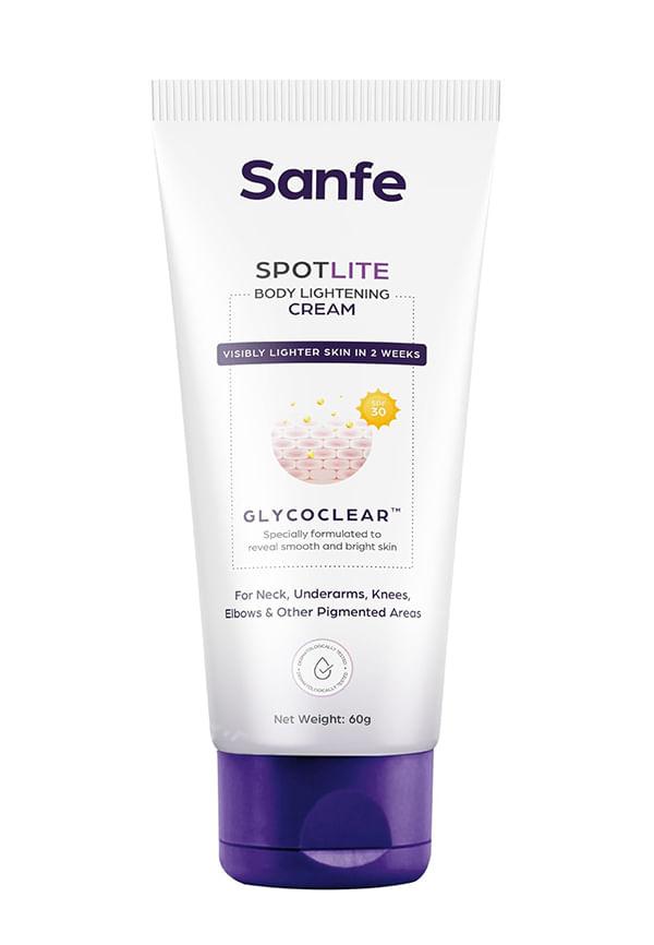 Dark Spot Body Serum Cream For Dark Neck Joints And Skinfolds with Lactic Acid and SPF 15