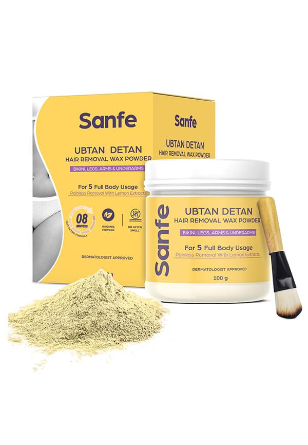 Ubtan Detan Hair Removal Wax Powder | 8 Minute Painless | Organic