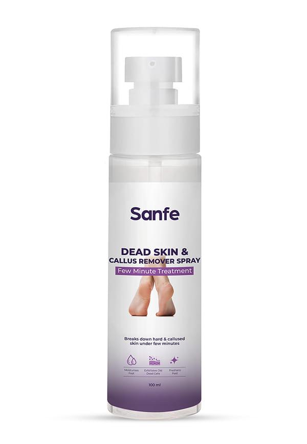 Dead Skin & Callus Remover Spray | with Urea, Lactic Acid | Removes callus & dead skin | Moisturizes, Freshens, Exfoliates, Cleanses